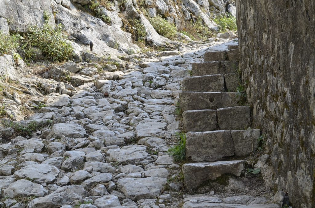 Clark Weeks Travel Info Montenegro - stone stairs