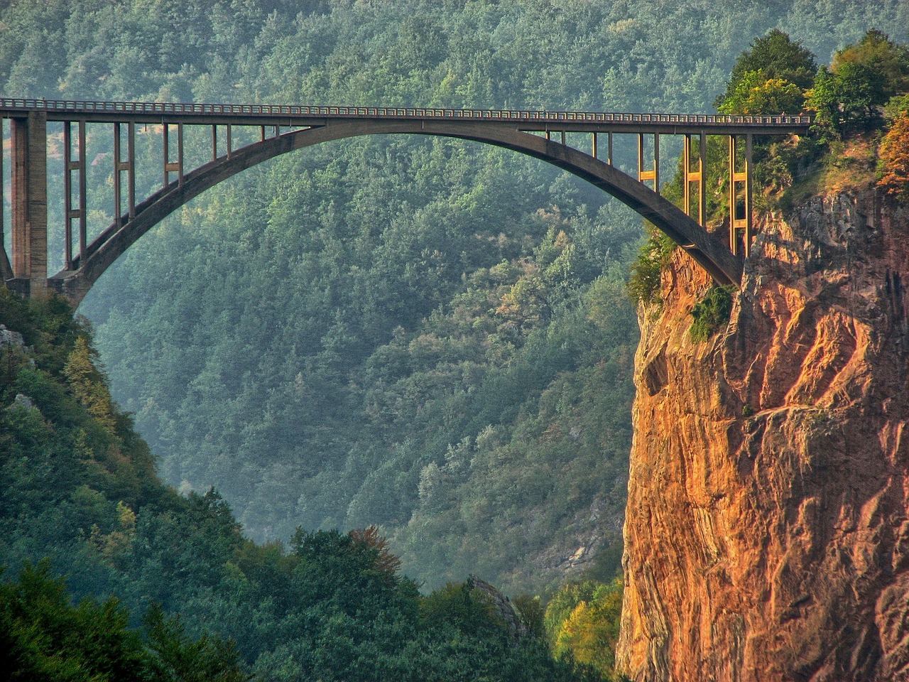 bridge over tara river montenegro